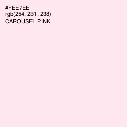 #FEE7EE - Carousel Pink Color Image